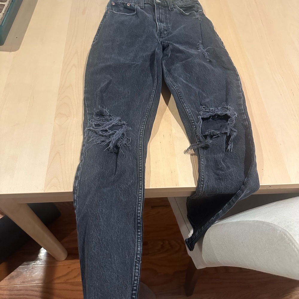 Abercrombie & Fitch Black Relaxed Jeans